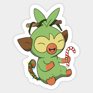 Christmas Green Boi Sticker